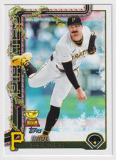 2025 Topps Holiday Paul Skenes Rookie Base #H70 Pittsburgh Pirates Baseball