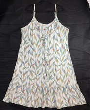 Summer Sun Dress M Flowey Boho Colorful Beach Ware Alealiy