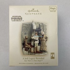 Hallmark 2007 Star Wars Ornament A Jedi Legacy Revealed  Magic Sound And Light