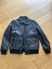 Benvenuto Piloten Lederjacke Schwarz Gr 58 