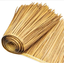 16.5ftx20inc Thatch Roofing Mexican Tiki Hut Grass Skirting Roof Artificial Palm