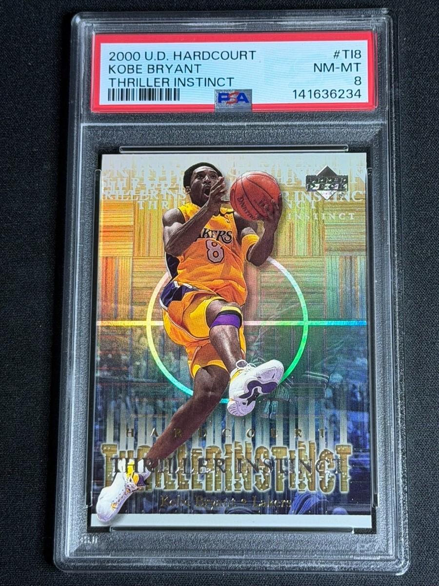 2000 UD Hardcourt Thriller Instinct Kobe Bryant #TI8 PSA Graded 