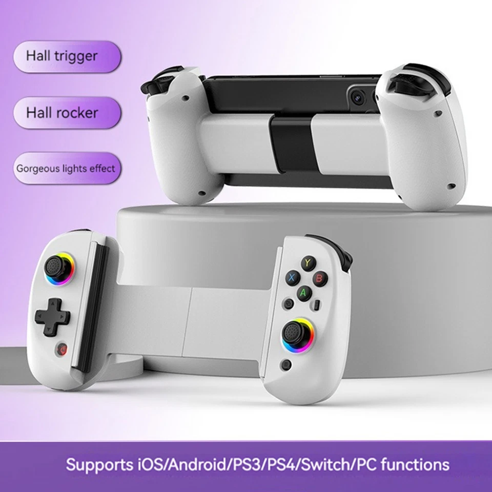 Dual Vibration Wireless Controller Grip Gamepad For Android/IOS/PS3/PS4/Win10 PC - Image 2 of 4