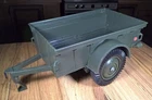 VINTAGE 1964 GI JOE 12 INCH FIGURE JEEP TRAILER WITH WORKING CUSTOM MADE HITCH