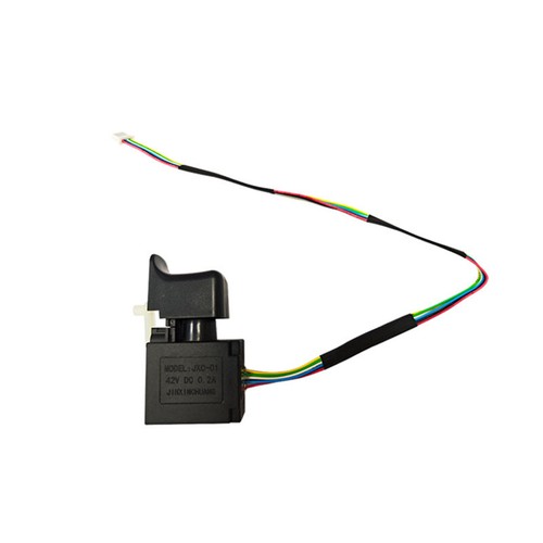 42V 0.2A Elektrischer Schlüssel Druckknopf Trigger Schalter 6-Draht-Netzschalter - Picture 3 of 5