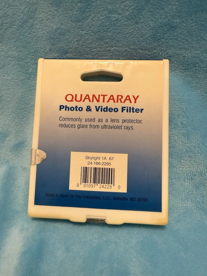 🌟MINT Quantaray Skylight 1A 67mm Filter made in Japan Fits Hasselblad 63 size - Image 2 of 4