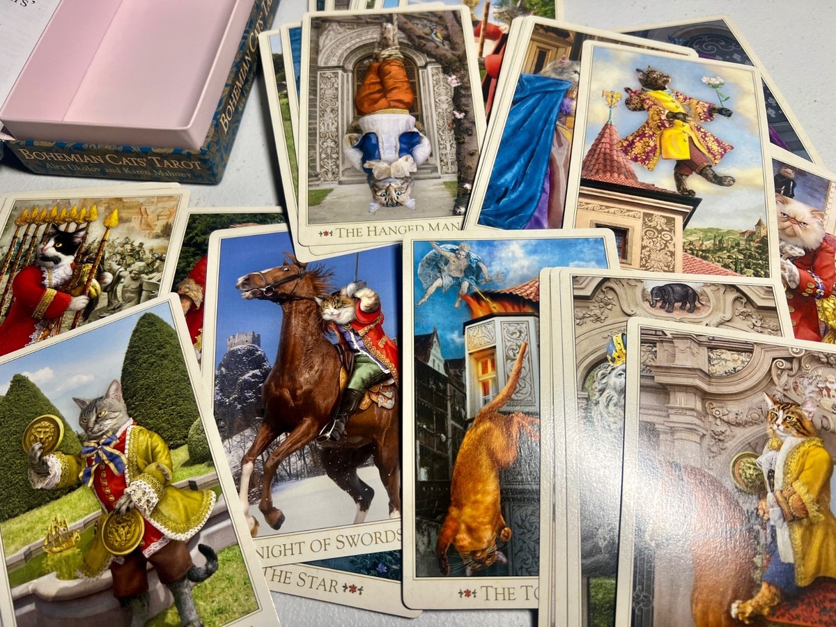 その他 The Baroque Bohemian Cats' Tarot 3rd ED RARE! Baroque Bohemian Cats Tarot Third (3rd Ed) MINT Baba