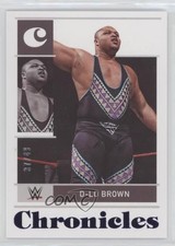 2022 Panini Chronicles WWE Purple 37/49 D'Lo Brown D-Lo Brown #15 u6m