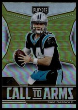 2021 Panini Playoff Sam Darnold #CA-SDA Call to Arms Silver