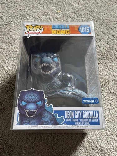 Neon City Godzilla Funko Pop Movies #1015 With Protective cover