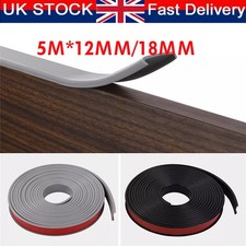 5M U-Shape Flexible Edge Banding Self Adhesive Furniture Edge Molding Trim Strip