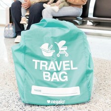 On the Go Travel Bag Fits all Car Seats Most Strollers Turquoise Gate Check