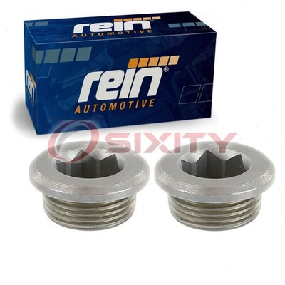 2 pc Rein Differential Drain Plugs for 1998-2000 BMW 323i 2.5L L6 Driveline os
