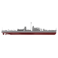 SSMODEL RHWS012S 1/350 Military Model Kit Full Hull IJN Type K-7 No.4 Kusentei