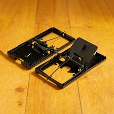 2x Metal Rat Mouse Traps Reusable Snap Mousetrap Rodent Pest Control 17x9cm