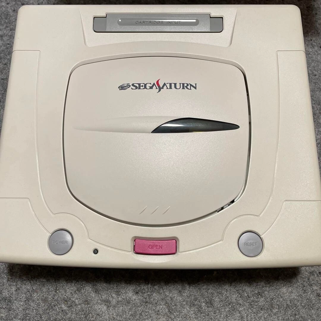 Sega Saturn console white boxed HST-0014 Japan SS system Video Game
