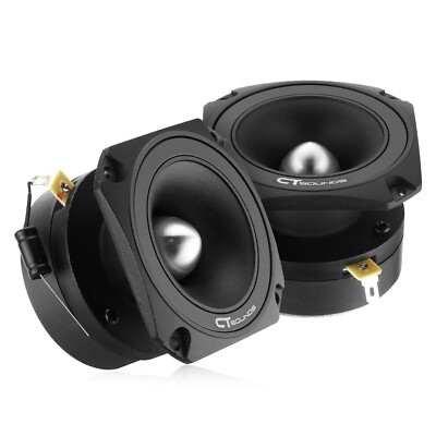 CT Sounds TX-35A 3.5  600-Watt Titanium Super Tweeters, Pair
