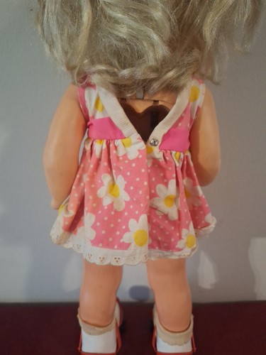 Baby First Step 1964 Mattel 17” Tall Doll With Skates - Picture 11 of 22
