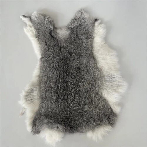 Natural Rabbit Fur DIY Apparel Sewing Fabric Fluffy Rabbit Fur Home Accessories - Bild 18 von 37