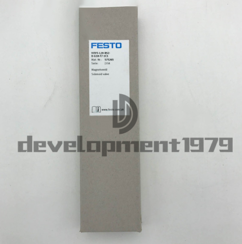 Electrovanne ONE FESTO 575249 VUVS-L20-M52-AD-G18-F7 neuve - Photo 5/6