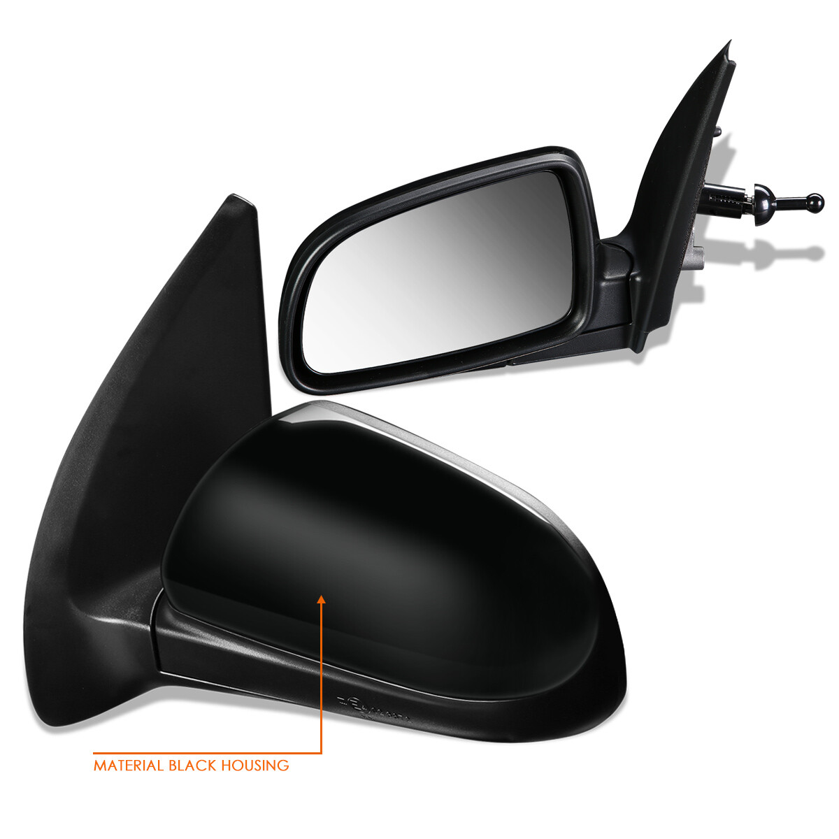 For 0711 Chevy Aveo OE Style Manual Adjust Side Door Mirror