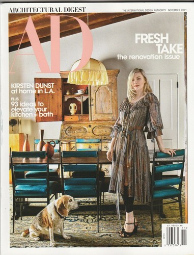 Architectural Digest Fresh Take The Renovation Issue Kirsten Dunst November 2021