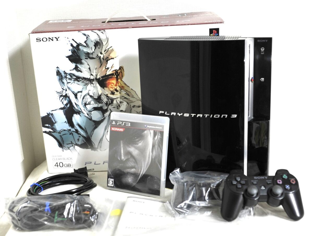 SONY PlayStation 3 Metal Gear Solid4 W BOX Add 9 game SONY PlayStation 3 Metal Gear Solid4 W BOX Add 9 game