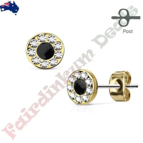 Cubic Zirconia Surgical Steel Fashion Jewellery