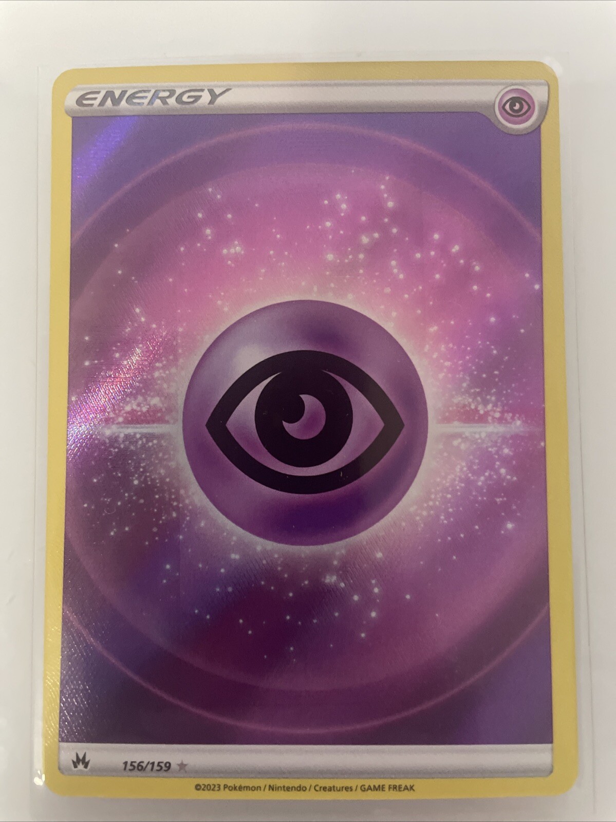 Psychic Energy (Texture Full Art) Crown Zenith 156/159 Near Mint NM