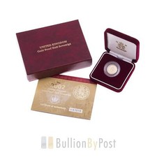 2002 Gold Proof Half Sovereign Boxed