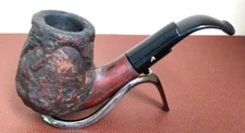 VINTAGE ASCORTI New Dear  Italian Estate Tobacco Pipe Rustic Briar Italy
