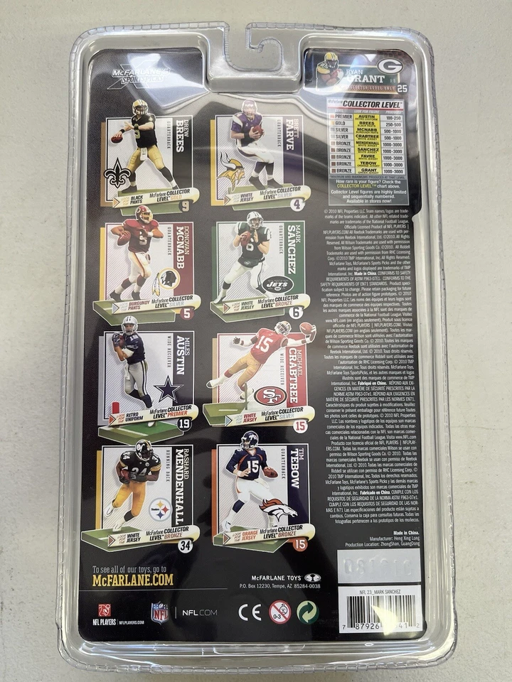 Figura de acción Mark Sanchez New York Jets 2010 McFarlane NFL Series 23 Foto 2 de 4