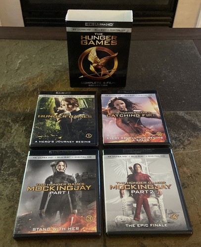 The Hunger Games: Complete 4-Film Collection 4K Ultra HD Digital Codes Untested