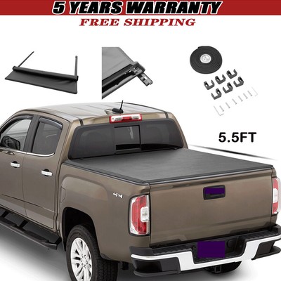 Soft Roll Up Tonneau Cover For 2016 2018 Ford F150 Truck 55 Short Bed Cover Ebay