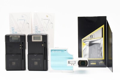 New Charger × 2【NEAR MINT】KYOCERA Finecam SL400R 4.0MP Digital