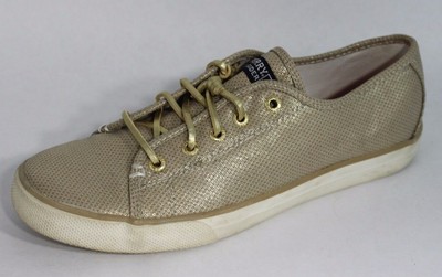 sperry metallic sneaker