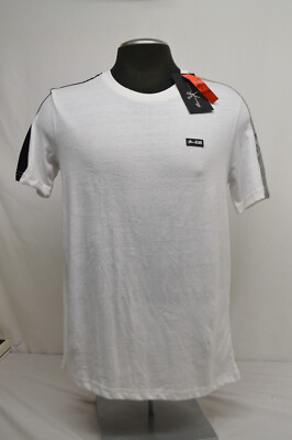 NEW MARC ECKO CUT SEW MENS TEE SHIRT WHITE SIZE MED