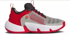 Size 5 Adidas Big Kids Trae Unlimited J Basketball Shoes Red Metal Grey