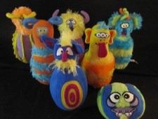Melissa and Doug Plush Monster Bowling Set with 6 Pins and 1 Ball Very Soft