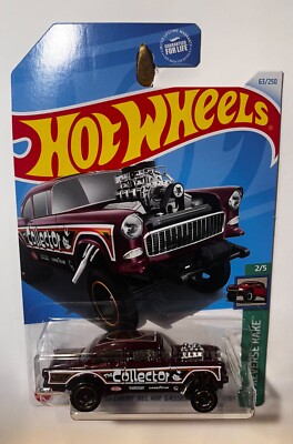 HOT WHEELS 2024 '55 CHEVY BEL AIR GASSER REVERSE RAKE 2/5 63