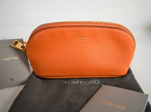 small leather cosmetic pouch