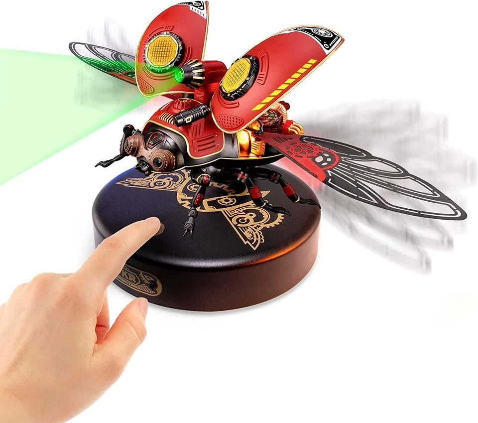 Robotime 3D Metal Puzzle Scout Escarabajo Plástico Mecánico Modelo Construcción Juguete Regalo Foto 2 de 4