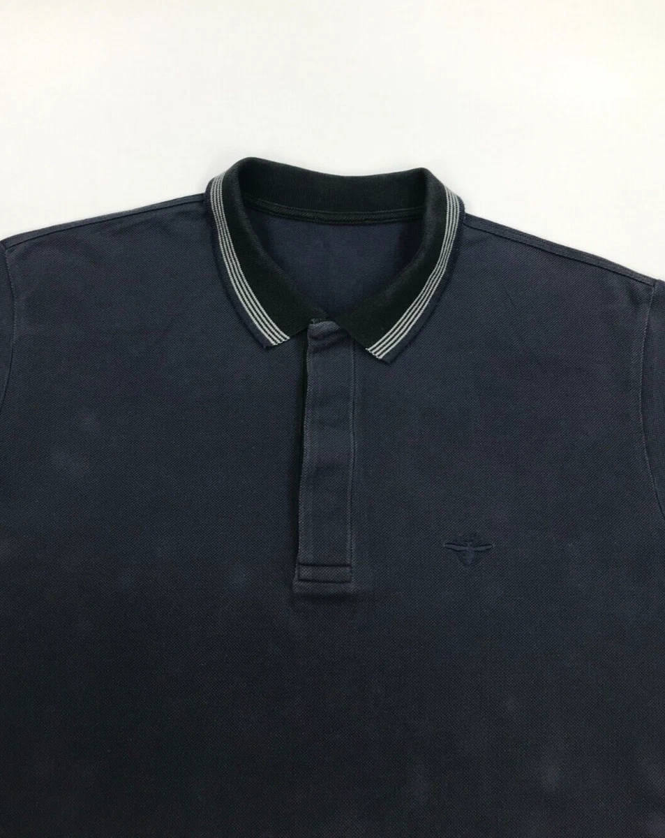 Polo homme bleu marine Dior taille 52 grand L logo abeille coton B