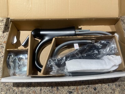  DELTA Arvo Single Hole 1-Handle Bathroom Faucet in Matte Black - 15840LF-BL