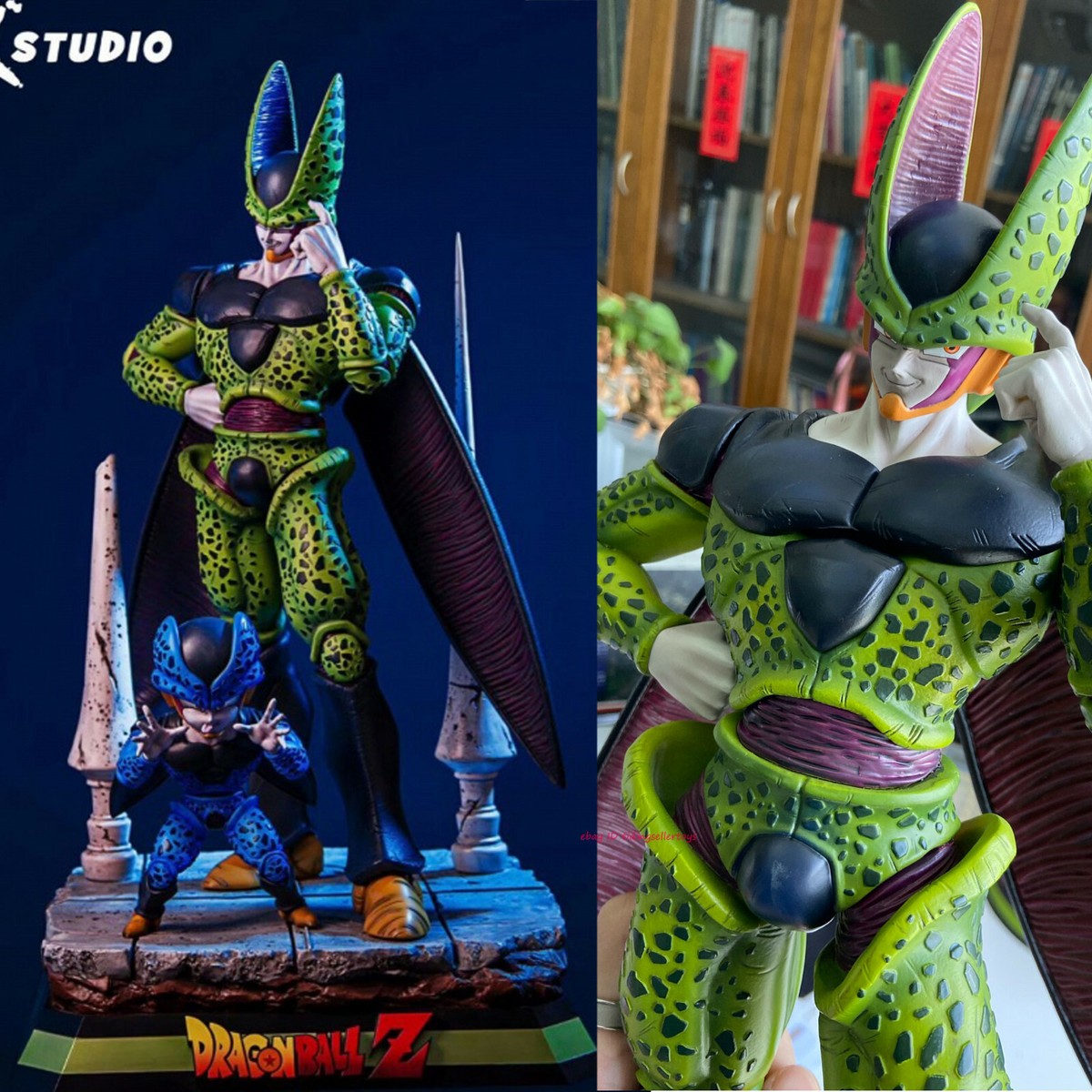 X-STUDIO Cell Dragon Ball Z Statue GK 1/6 Resin Figurine X-STUDIO Cell Dragon Ball Z Statue GK 1/6 Resin Figurine