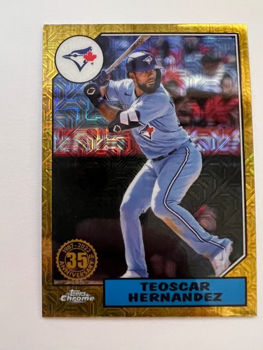 2022 Topps Silver Pack - 1987 Topps Mojo - You Pick... Gold Wave Design - Picture 15 of 21