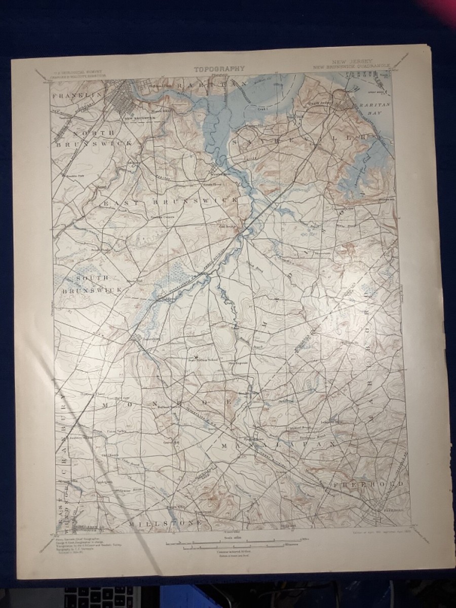 Map Of New Brunswick New Jersey
