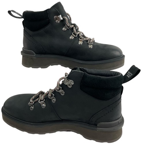 Sorel Shoes Womens Size 8.5 Black Hi Line Hiker Boots Cozy Trail Comfort $185 - Picture 6 of 14