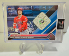2023 Topps Now Shohei Ohtani #455B Game Used Base Relic - Blue Parallel 41/49