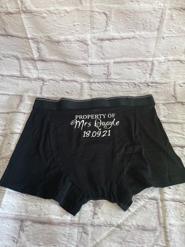 Groom to be Gift, Property of Pants and Socks, Personalised Boxers and Socks Set - Picture 11 of 14